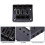 Cigarbox Electric Guitar Bridge Black 3-String Replacement Durable Parts 9