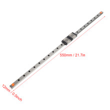 550mm MGN12 Linear Rail Guide with 2 C-Blocks for Precision Machinery