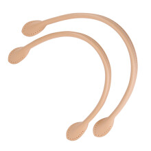 2Pcs Genuine Leather Bag Straps Handle for DIY Craft 40cm Beige