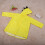 Yellow Dinosaur Raincoat for Children PVC 11