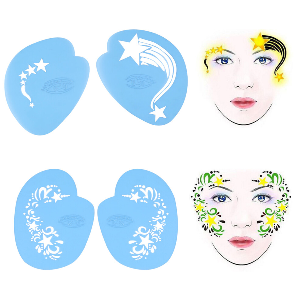7 Style Reusable Body Stencil Pack