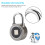 Smart Fingerprint Bluetooth Waterproof Padlock Keyless Security Anti Theft Lock 5
