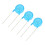 20pcs 20KV 1nF Blue Ceramic Capacitors Kit for High Voltage Electronics 1