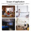 72inch Foldable White Projector Screen 8