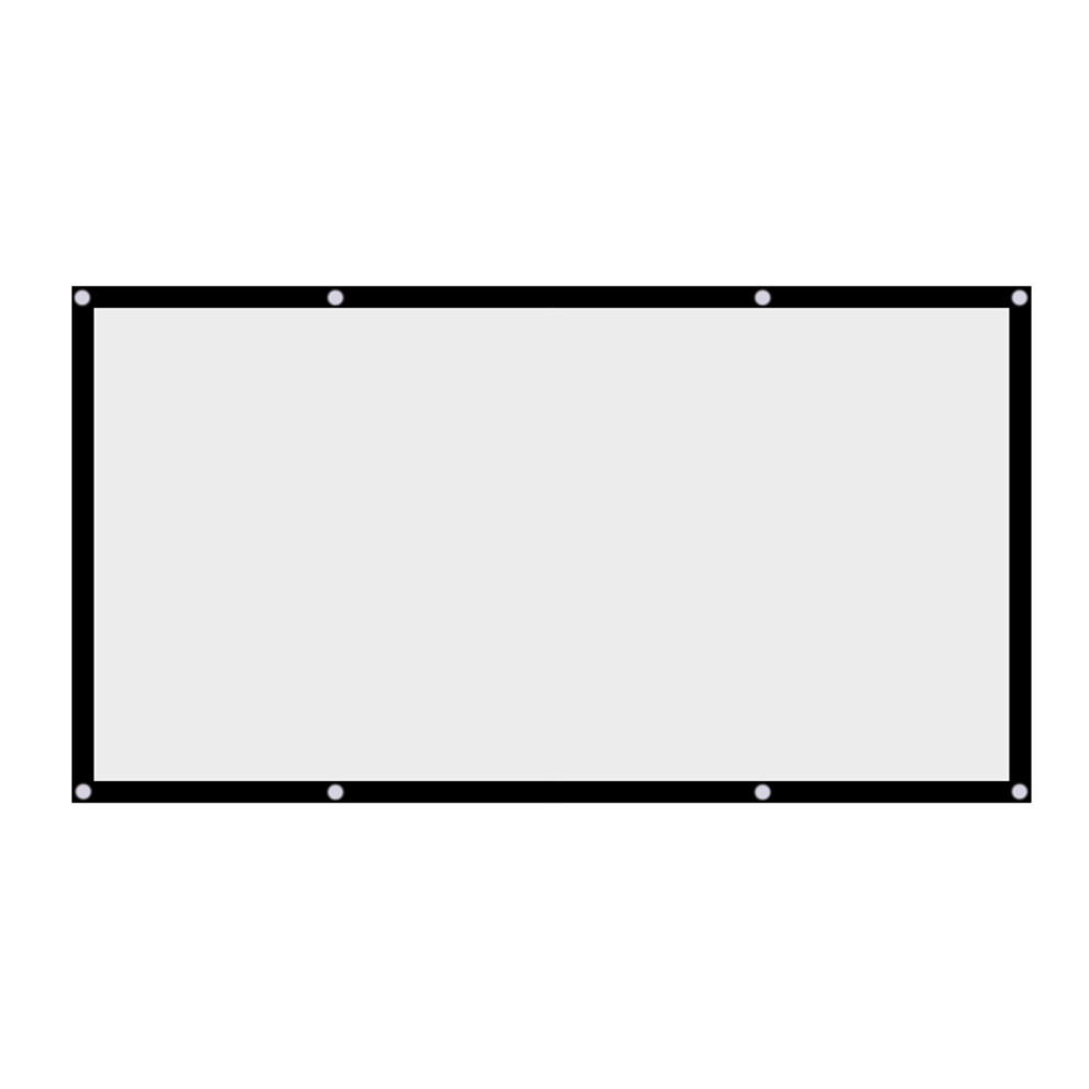 120In Portable Projector Screen 16:9 White 7340572369017
