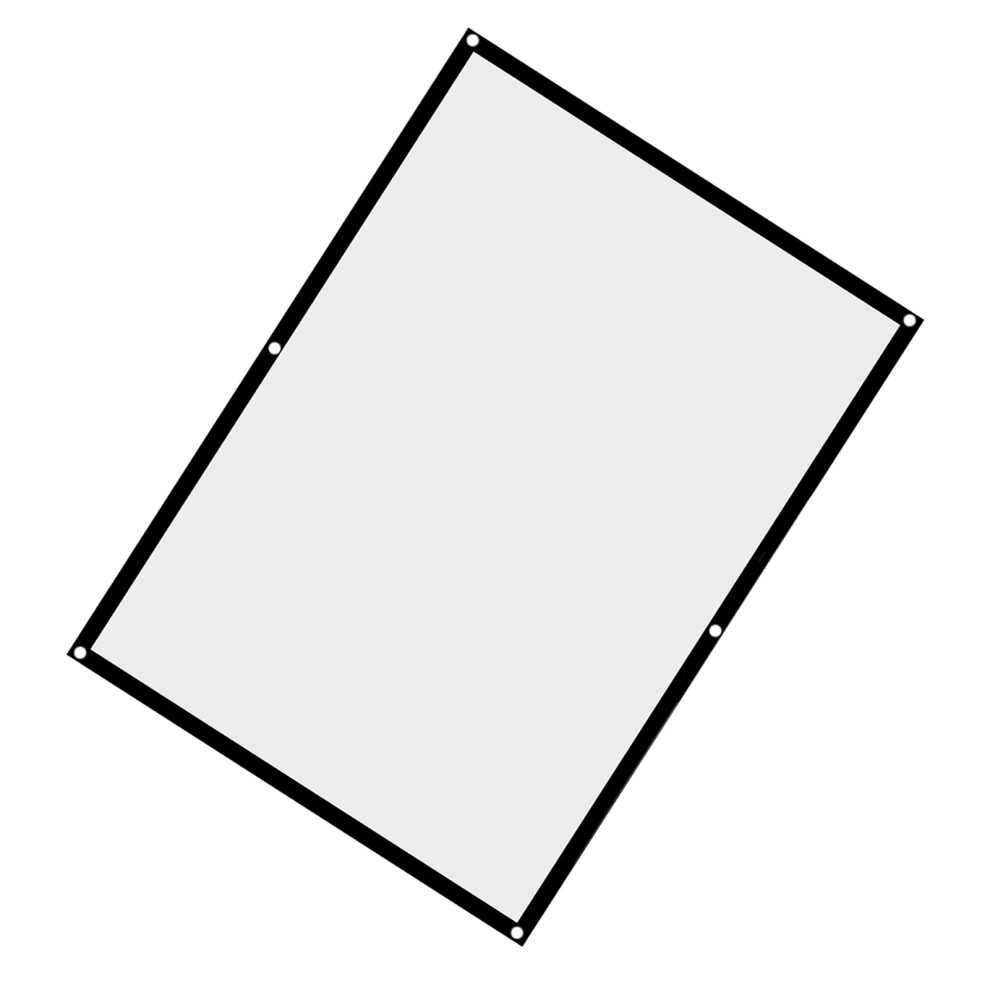 Non-Crease Projection Curtain White 7055741787324