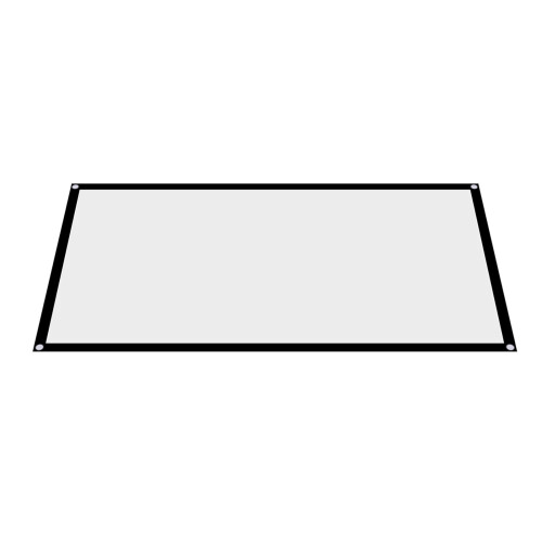 72inch Foldable White Projector Screen 2
