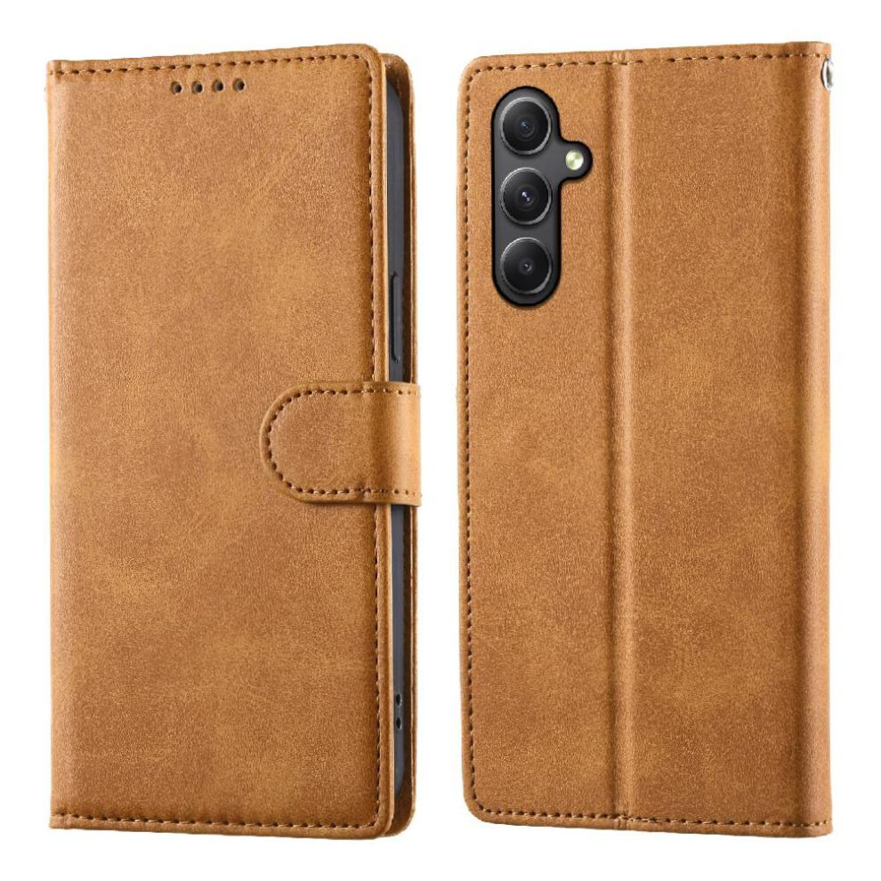 () Flip Case For Samsung Galaxy A34 5G Leather Case Wallet Card Slots 764563252558