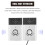 2.4GHz Portable Dual-Way Wireless Door Intercom System 200m 4