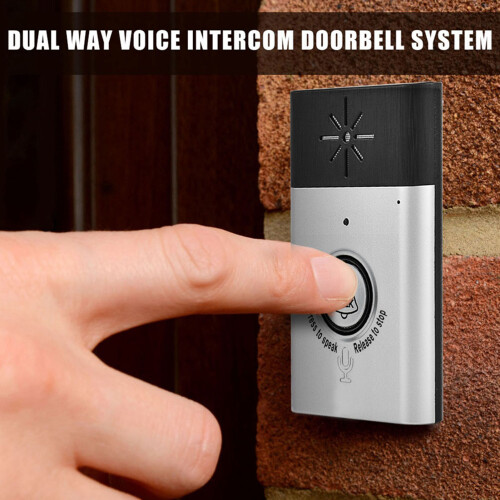 2.4GHz Portable Dual-Way Wireless Door Intercom System 200m 2
