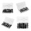 Soft Plastic Grommet Wire Ring Kit 180 pcs Electrical Seal Gasket Assortment 4