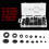 Soft Plastic Grommet Wire Ring Kit 180 pcs Electrical Seal Gasket Assortment 5