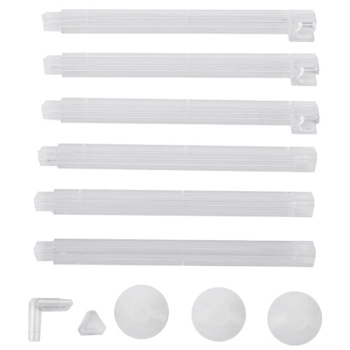 Aquarium Bubble Diffuser Plastic Air Vent Bar Transparent 12cm 1