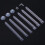 Aquarium Bubble Diffuser Plastic Air Vent Bar Transparent 12cm 13