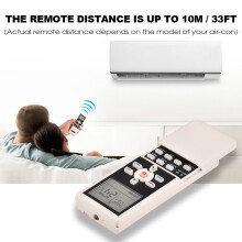 Universal Air Conditioner Remote for R07/BGE, White, 13x4.5x2.5cm