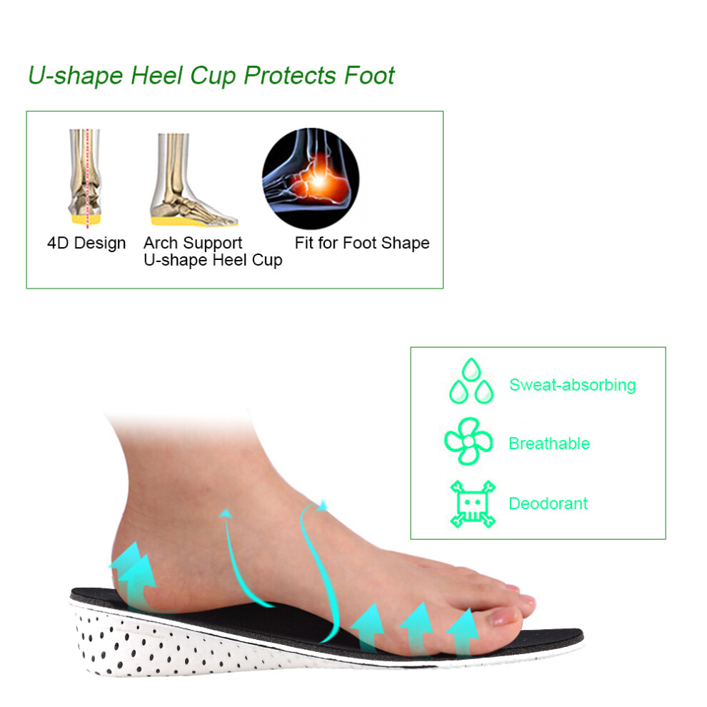 Cushion Heel Lift Inserts for Active Wear