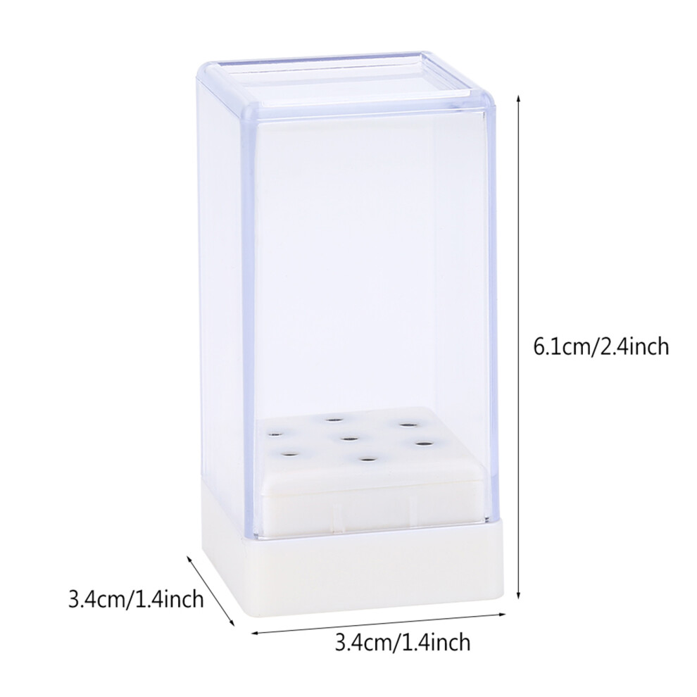 7 Slots Acrylic Nail Grinding Head Holder