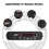 MP3 WMA Decoder Board Bluetooth USB TF FM Radio Hands-Free Remote Black 6