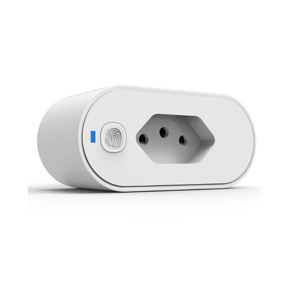 Tuya Brazil Plug 16A Adapter, Wifi 2.4Ghz Socket With Power Monitor, Outlet Control, Voice For Home Alexa 4712139584554