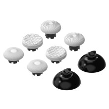 Rocker Cap & Paddle Accessory Set for PS5/PS4// Game Controller Handles Gaming Controller Accessories White