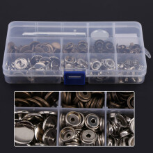 50 Sets 17mm Copper Snap Buttons with Setting Tool for Leather DIY