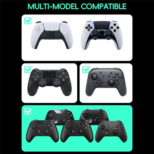 Rocker Cap & Paddle Accessory Set for PS5/PS4// Game Controller Handles Gaming Controller Accessories Green