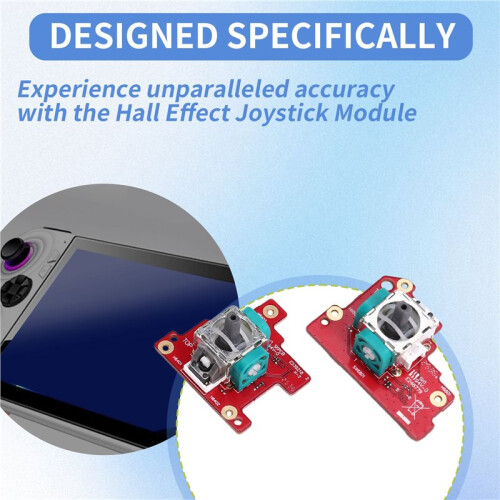2Pcs For  Ally X Hall Effect Joystick Module Anti Drift Electromagnetic Analog Thumbstick 2 Million Times for Ally X 2