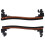 Adjustable Violin Shoulder Rest for 3/4 and 4/4 Sizes, Brown/Black 6
