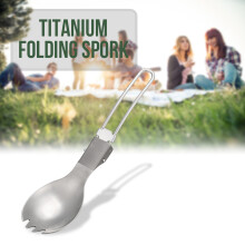 Titan Falt Göffel Spork Outdoor Reisen Camping