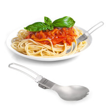 Titan Falt Göffel Spork Outdoor Reisen Camping