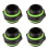 4pcs G1/4 Brass Water Cooling Fitting Hex Adapters for PC System Black 2