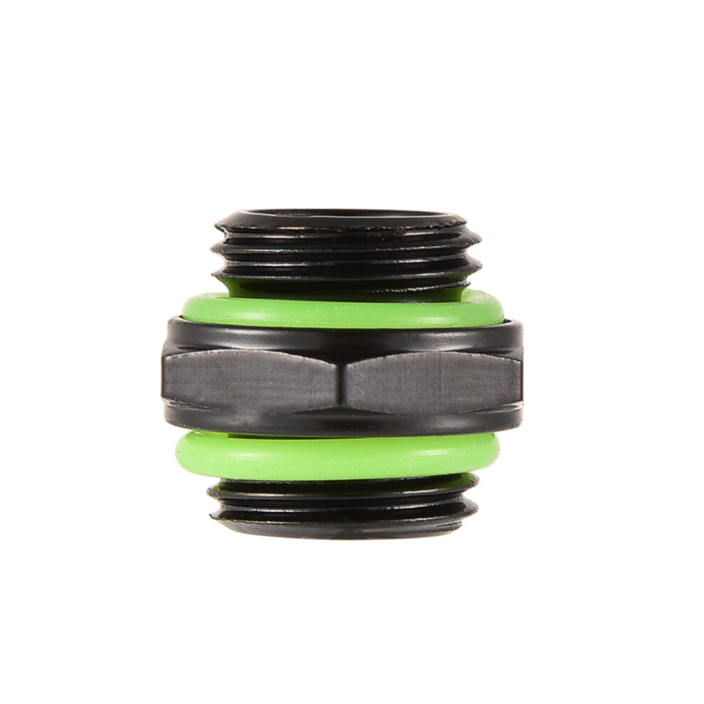 G1/4 Thread Hex Connector 4-Pack Black 7340572406767