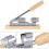 Wood Base Walnut Nut Cracker with Handle - Mechanical Kitchen Desktop Tool 3