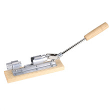 Wood Base Walnut Nut Cracker with Handle - Mechanical Kitchen Desktop Tool