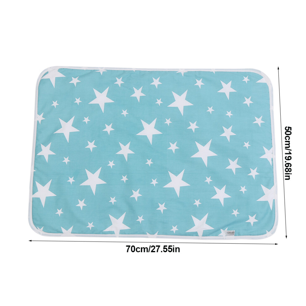 Baby Cotton Urine Mat Changing Pad 50x70cm Waterproof Breathable