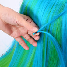 Hair Extension Kit with Pliers & 500 Micro Rings, Black, 15-21cm
