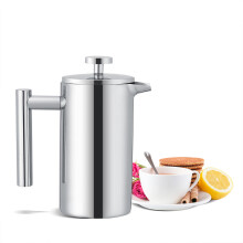 350ml Stainless Steel Double Wall Tea Press