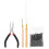4Pcs Hair Extension Kit with Micro Rings, Pliers & Pulling Needles 2