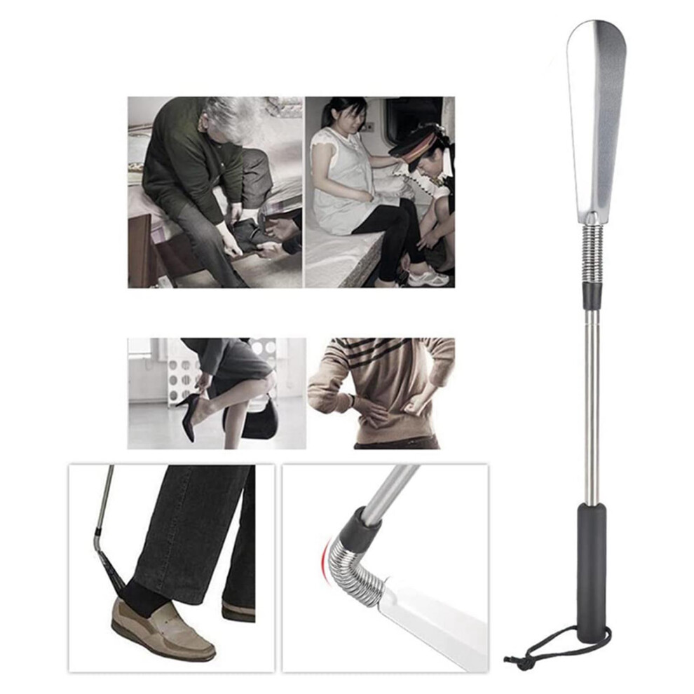 Telescopic Shoe Horn Stainless Steel Handle