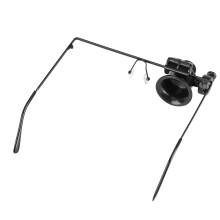 Jeweller Tool 20x Magnifier Single Lens Eye Glasses with LED Light Portable