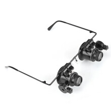 20x Precision Watch & Glasses Magnifier Loupe with LED Illumination Tool