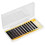 Mixed Black False Eyebrow Extensions, 5-8mm, Reusable, 12pcs 2