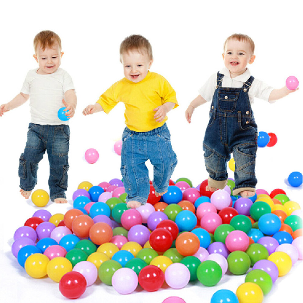Baby Kids Pool Toy 100pcs Colourful Plastic Ocean Balls 5.5cm
