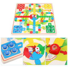 Wooden Aeroplane & Checkers Game
