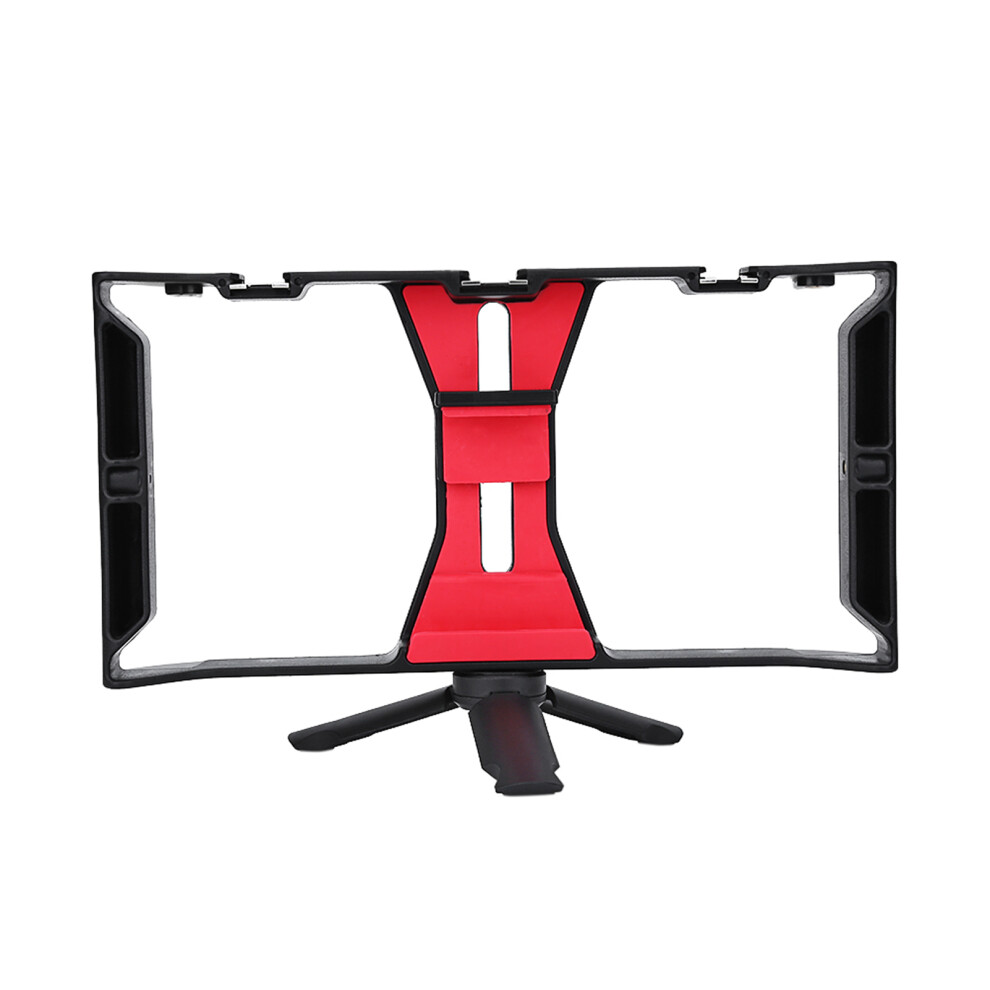 Handheld Phone Stabilizer Support Rig With Dual Handles And Tripod Adjustable 4021392973853