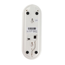 Corded Wall Mount Telephone White 21x7.2x6.7cm with Redial Pause Flash