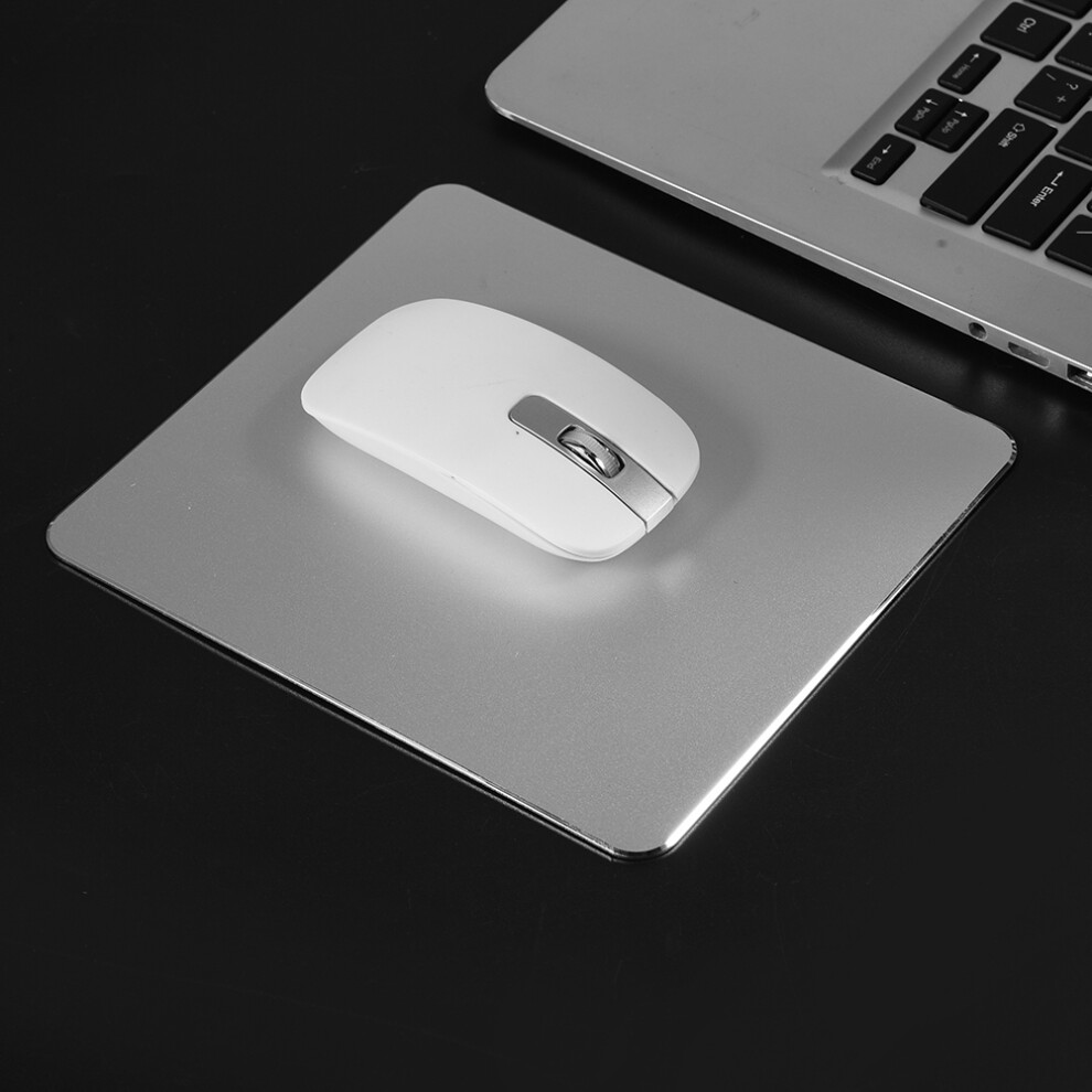 Aluminium Non-Slip Mouse Mat For Gaming Silver 7340572628831