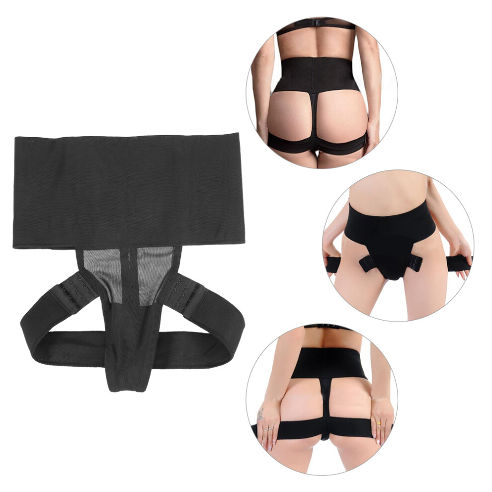 Black Women Xl Butt Lifter Panty Slim Hip Shaping Bodywear