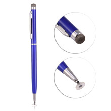 Capacitive Stylus Pen with Cloth Head for iOS/Samsung – Blue, Silver, Red