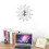 Elegant Silver Diamond Wall Clock, 30cm Modern Home Decor 8